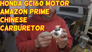Replacing the carb on a HONDA GC160