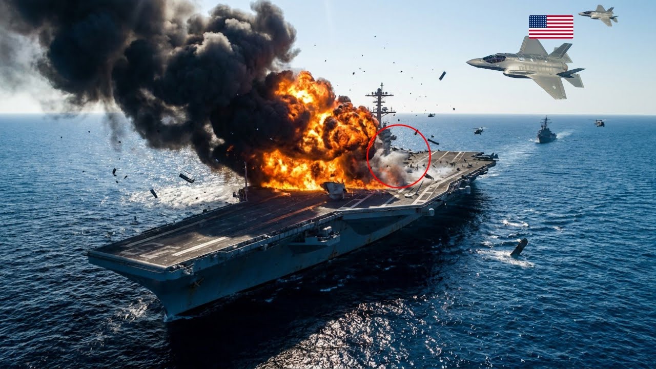 1 minutes ago! North Korea's nuclear-armed aircraft carrier sunk by US F-35 jets | ARMA 3 - YouTube