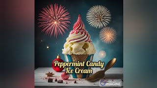 Peppermint Candy Ice Cream - Perfect for Christmas in July! 🎄🍨