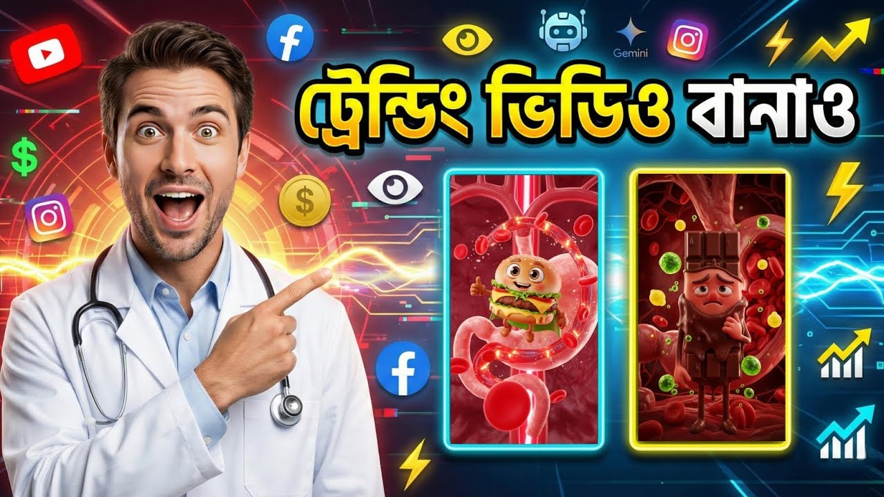 AI Health Animation Video বানাবেন যেভাবে | Viral Medical AI 2026