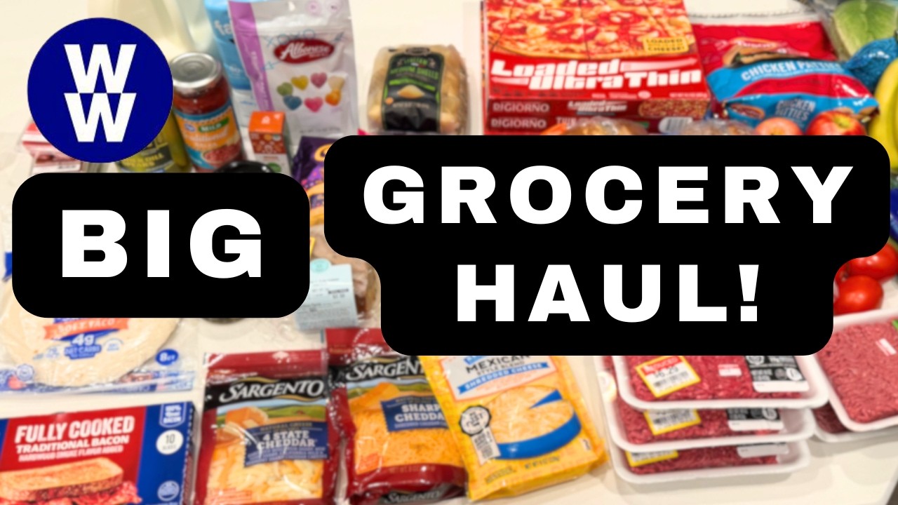 Большая закупка продуктов для похудения по программе Weight Watchers — баллы начисляются автомати...