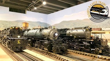 The BIG 3!! My Largest O-Gauge Steam Engines