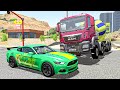 BeamNG Drive Gameplay Moments - Realistic Traffic Crashes #14 | Cars Crashes Compilation