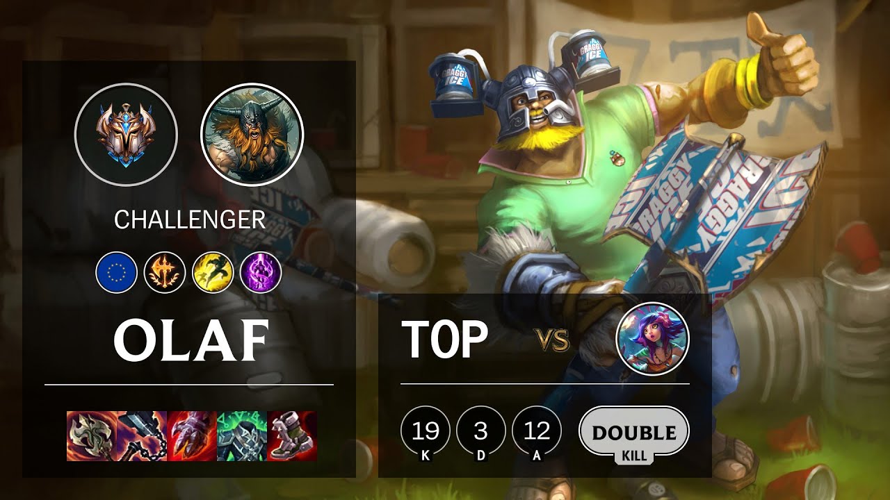 Olaf Top vs Neeko - EUW Challenger Patch 10.24