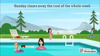 Happy Sunday | Create this Animation Movie | Very easy and simple | Animation Tutorial screenshot 1