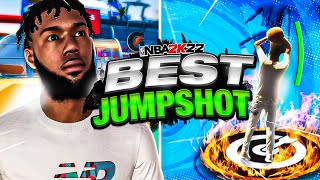 *NEW* BEST JUMPSHOT IN NBA 2K22 CURRENT GEN! BEST CUSTOM 100% GREEN JUMPSHOT ON NBA 2K22