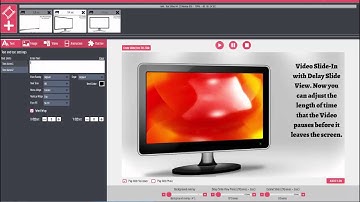 Explaindio Video Slide with Delay and Screen Frame Select