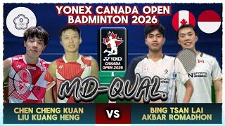 CHEN Cheng Kuan / LIU Kuang Heng vs Jonathan LAI / Muhammad ROMADHON | YONEX Canada Open 2026 CHEN Cheng Kuan / LIU Kuang Heng vs Jonathan LAI / Muhammad ROMADHON | YONEX Canada Open 2026