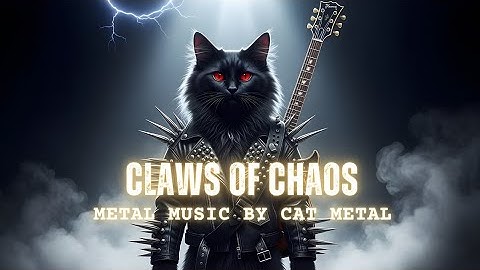 CLAWS OF CHAOS - Cat Metal (Official Music Video)