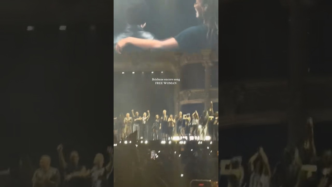 Lady Gaga closed her show tonight in Brisbane with "Free Woman" 🪽