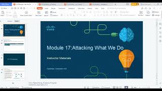 CISCO CyberOps Module 17: Attacking What We Do