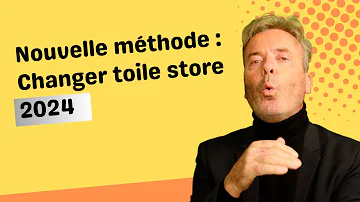 Qui peut changer la toile d'un store banne ?