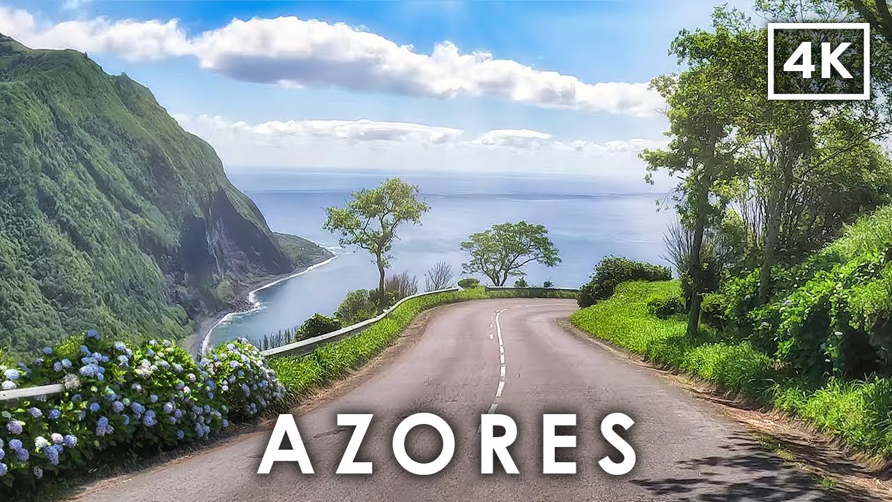 Откройте для себя АЗОРЫ 🇵🇹 | Живописная поездка в 4K по острову Сан-Мигел