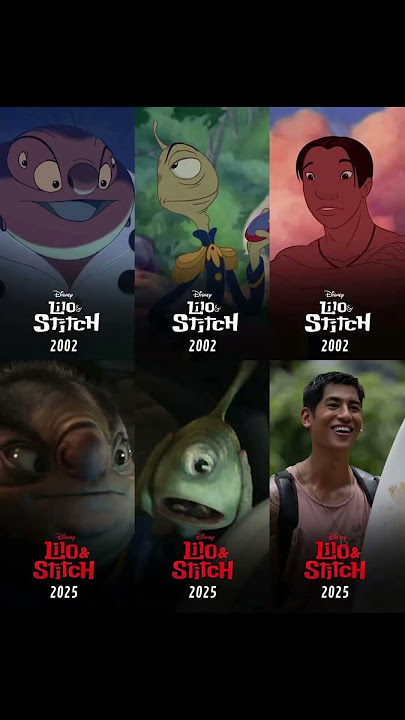 Lilo & Stitch Animation vs Live Action (2002-2025) part 4 #shorts