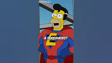 What Happens When Homer Becomes A Superhero? #thesimpsons