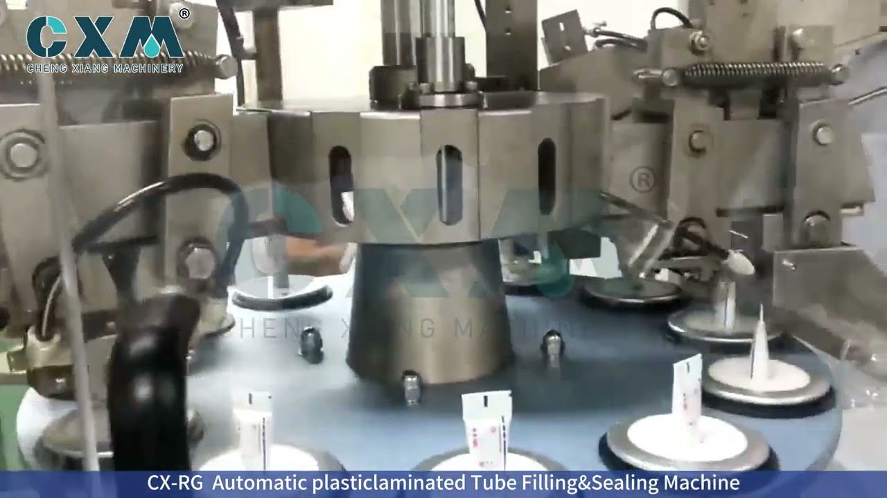 CX-RG Automatic Laminated Tube Filling & Sealing Machine | Full Process Demo