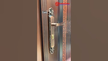 ▶️ Cửa thép vân gỗ 2 cánh lệch classic màu hổ phách, cửa dùng cho phòng chính, phòng đại sảnh 2024