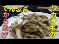 釣ったワカサギを唐揚げとてんぷらにして食す！