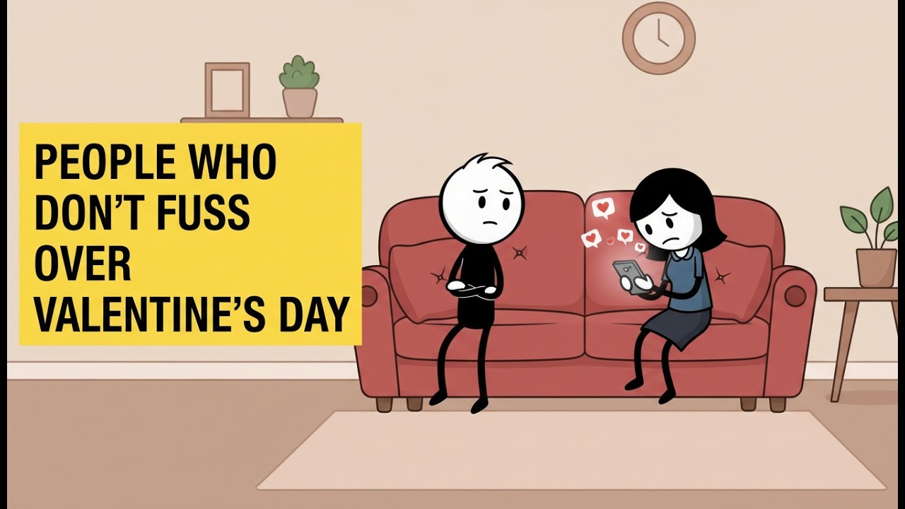 Люди, которые не придают Дню святого Валентина большого значения.