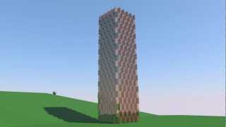 Blender Structure Collapse 2000 Pieces