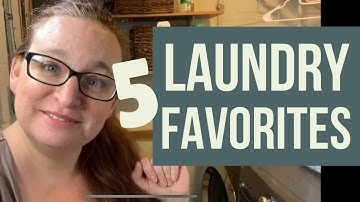 MINIMALIST LAUNDRY || 5 Favorite Laundry Products