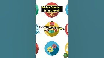 Web Data Connector in Tableau, PowerBI 🌐💡 | #datavisualization #cloud #tableau  #powerbi #shorts