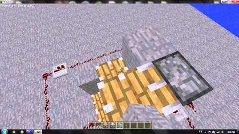 Minecraft Piston Elevator Tutorial (easy)