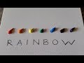Rainbow🌈 Tree / Acrylic Painting Demo / Easy For Beginners / Daily Art Therapy / Day #0296
