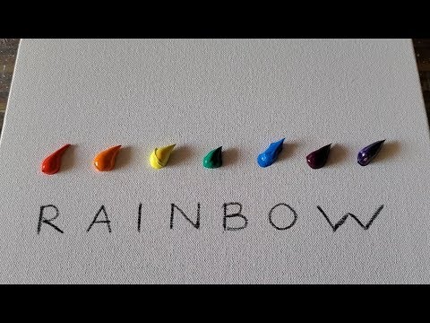 Video: Hoe Je Gemakkelijk Grijs In Een Regenboog Schildert