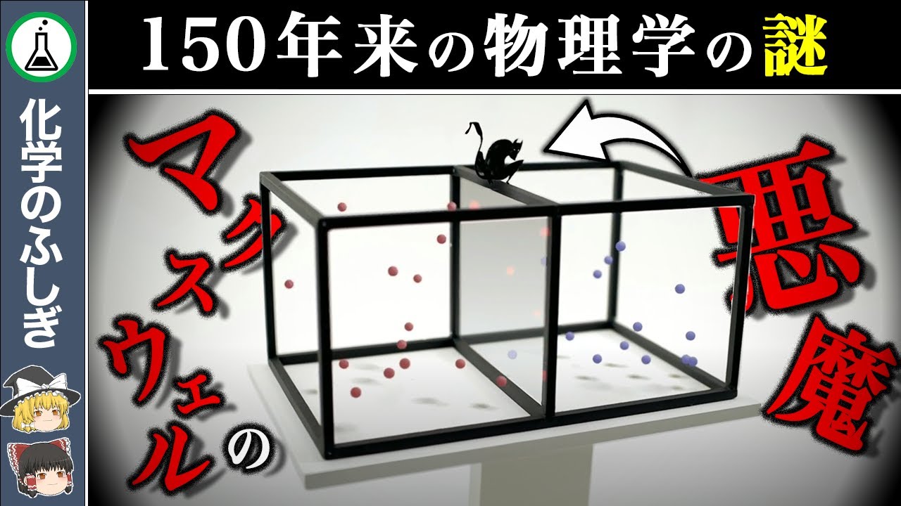 【ゆっくり解説】最強の悪魔...無限のエネルギー「マクスウェルの悪魔」