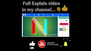 #Howtomake #N #logodesign on your #mobilephone #pixellab #N3dlogo #design