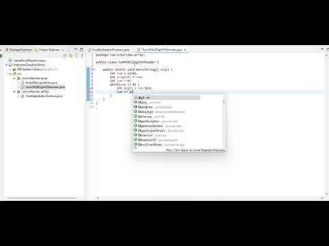 Java Program to Calculate Sum of Digits of an Integer | Java Programming Tutorial 🔢.