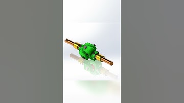 Universal Joint design using solidworks  #solidworks #animation #3danimation #cad #shortvideo