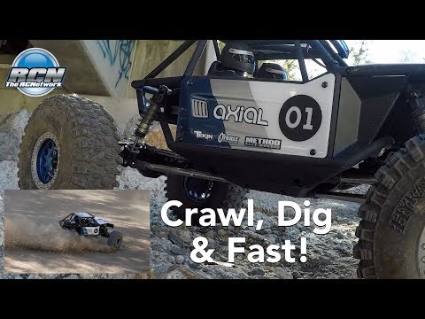 Axial Capra Running Video - Crawling, Dig Feature, Going Fast!