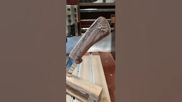 Рукоять для ножа на ЧПУ фрезере с переворотом.