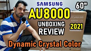 SAMSUNG AU8000 Dynamic Crystal UHD TV: UNBOXING REVIEW EN ESPAÑOL Y OPINIONES 2021