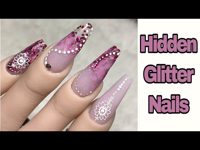 Glitter Pink Nail Wrap - Sweet Rose | Salted Avenue | Salted Avenue