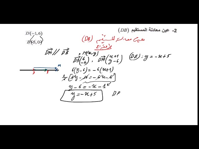 مراجعة شاملة للفرض الثاني للفصل الثاني في الرياضيات للاولى ثانوي (الاشعة )