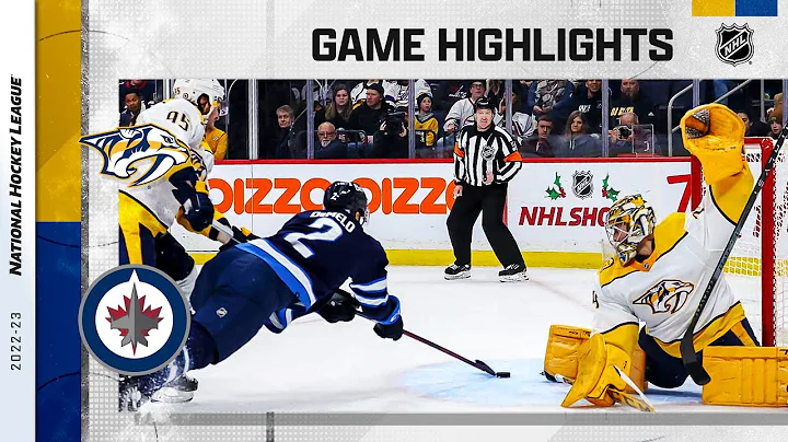 Predators @ Jets 12/15 | NHL Highlights 2022