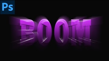 Light Burst Text Effect In Photoshop | Photoshop Tutorial