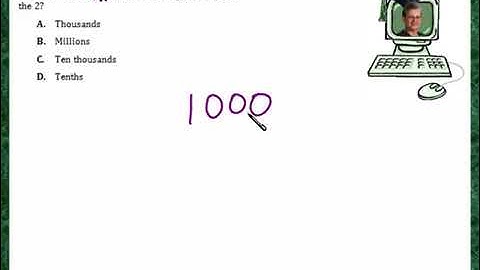 Praxis Application DEC031  Place value with decimal numbers