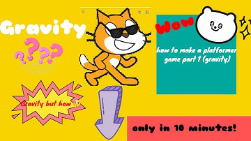 how to make a platformer game in scratch(part1 gravity) |The Big Thinkers