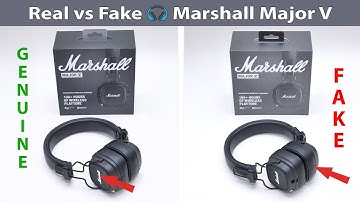 Marshall Major V (2025) Real vs Fake – How to Spot the Difference