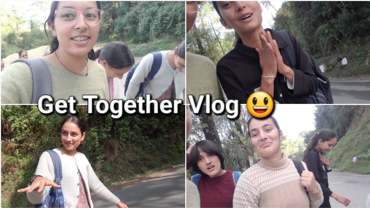 Get Together Vlog 😊 #college #collegefriend #collegelife #friendship #gettogether #enjoy #funny 