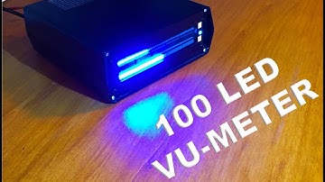 Vu-Meter 100 LED with 10x LM3915 - DIY