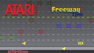 Freeway - O Jogo Da Galinha - Atari 2600 Gameplay 