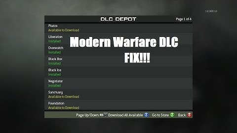 HOW TO FIX MW3 DLC - Xbox One