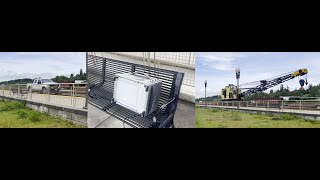 Trucks, Cranes, and Microwaves (Stanwood Railfan)