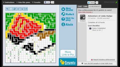 Color Link-a-Pix Light Vol 2 (Medium Badge)