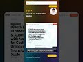 UiPath Coding Agents: Enterprise Automation Meets Code #Shorts